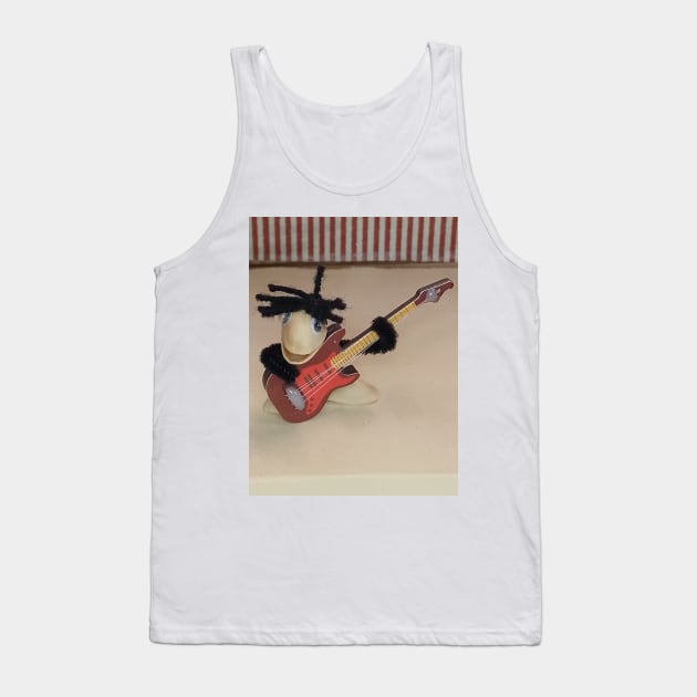 The Pistachios Lead Guitar Tank Top by Colin-Bentham